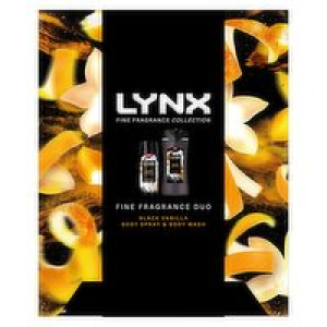 Lynx Black Vanilla Fine Fragrance Duo Gift Set