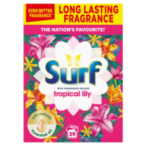 Surf Tropical Lily Powder Washing Detergent 39 Wash