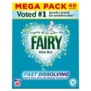 Fairy Non Bio Powder 40 Wash Mega Pack