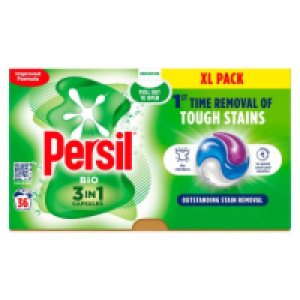 Persil Bio 3 in 1 Capsules Washing Detergent 36 Wash