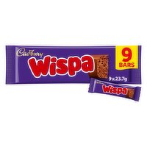 Cadbury Wispa Chocolate Bar 9 Pack