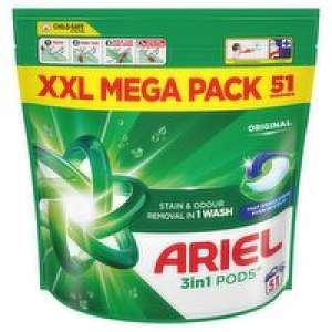 SuperValu  Ariel All in 1 Pods 51 Wash XXL Mega Pack