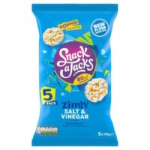 Snack A Jacks Zingy Salt & Vinegar 5 Pack