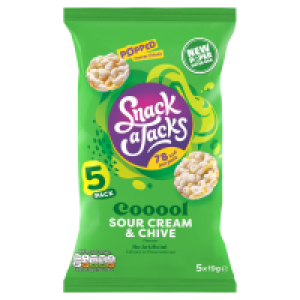 Snack A Jacks Cool Sour Cream & Chive 5 Pack
