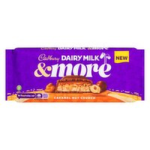 Cadbury Dairy Milk & More Caramel Nut Crunch Bar 2.00 €