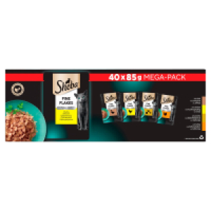 Sheba Fine Flakes Poultry Variety Cat Food 40 Pack