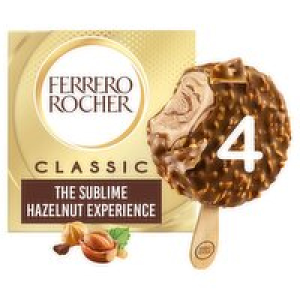SuperValu  Ferrero Rocher Classic Ice Cream Stick 4 Pack