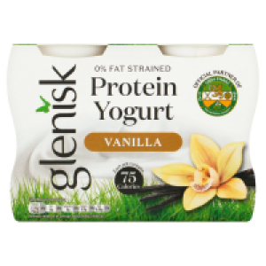 Glenisk 0% Fat Vanilla Protein Yogurt 4 Pack 2.00 €