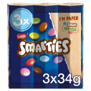 Nestle Smarties Hexatube 3 Pack 1.50 €