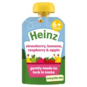 Heinz Strawberry. Banana. Raspberry & Apple 6+ Months