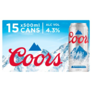 Coors Can 15 Pack