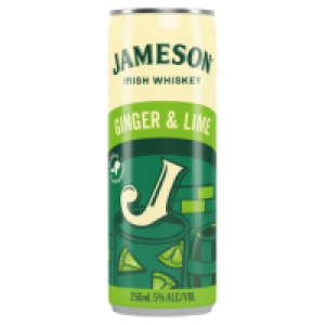 Jameson Ginger Ale and Lime Premixed Drink