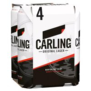 SuperValu  Carling Lager Can 4 Pack