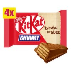 Kit Kat Chunky Milk Chocolate Bar 4 Pack