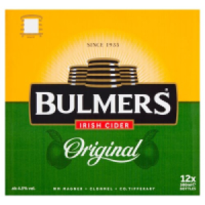 : Bulmers Original Cider Bottle 12 Pack