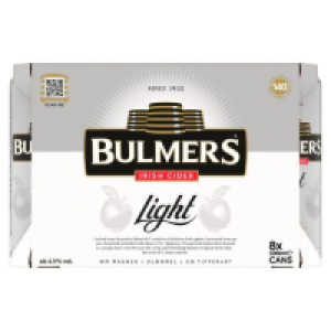 SuperValu  Bulmers Light Cider Can 8 Pack