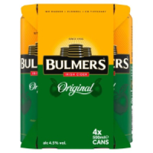 Bulmers Original Cider Can 4 Pack
