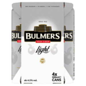 Bulmers Light Cider Can 4 Pack 9.50 €