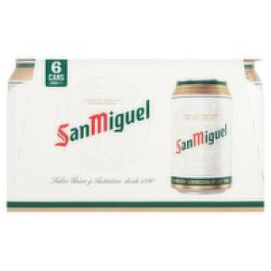 SuperValu  San Miguel Lager Can 6 Pack