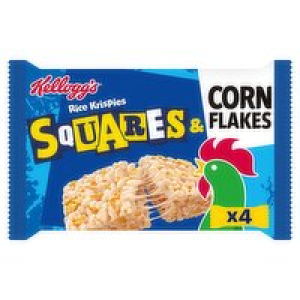 Kelloggs Rice Krispies Squares & Corn Flakes Bar 4 Pack