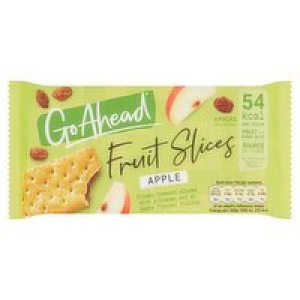 Go Ahead Apple Crispy Fruit Slices Snack Bars 4 Pack