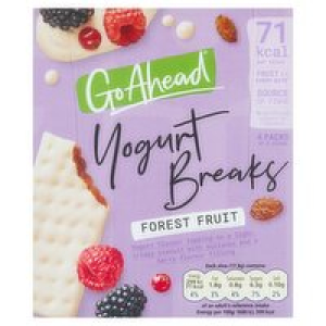 Go Ahead Forest Fruit Yogurt Breaks Snack Bars 4 Pack