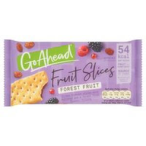 Go Ahead Forest Fruit Crispy Fruit Slices Snack Bars 4 Pack