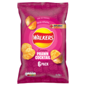 SuperValu  Walkers Prawn Cocktail Crisps 6 Pack