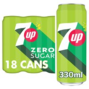 7UP Zero Sugar Can 18 Pack