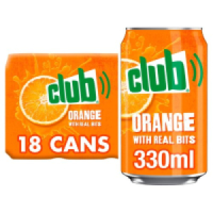 Club Orange Cans 18 Pack