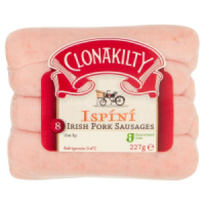 SuperValu  Clonakilty Irish Pork Sausages 8 Pack