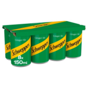 Schweppes Ginger Ale Can 8 Pack