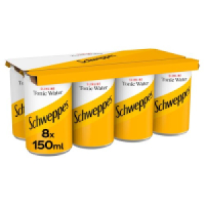 Schweppes Slimline Tonic Water Can 8 Pack