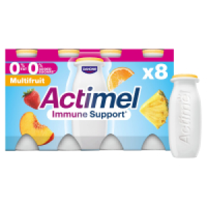 Danone Actimel 0% Multifruit Yogurt Drink 8 Pack 2.50 €