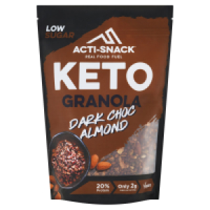Acti Snack Dark Chocolate Almond Keto Granola