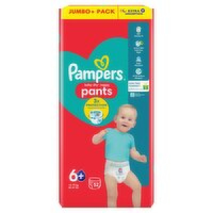 Pampers Baby-Dry Nappy Pants Size 6+ Jumbo+ Pack