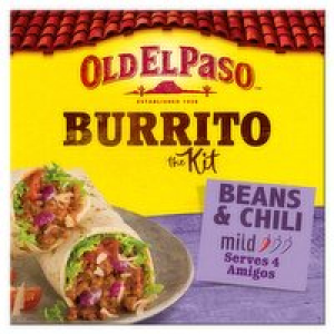 Old El Paso Beans & Chili Mild Burrito Kit