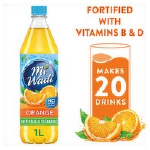 Miwadi Orange No Added Sugar Squash 2.35 €