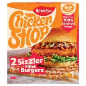 Birds Eye Sizzler Chicken Fillet Burger 2 Pack