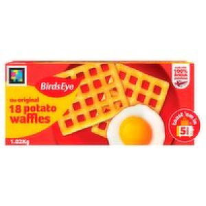 Birds Eye Potato Waffles 18 Pack