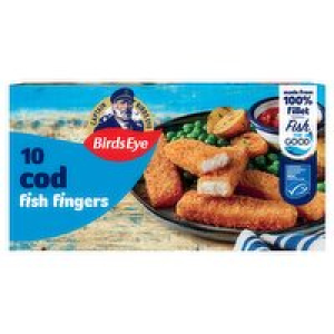 Birds Eye Cod Fish Fingers 10 Pack
