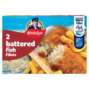 Birds Eye Battered Fish Fillets 2 Pieces