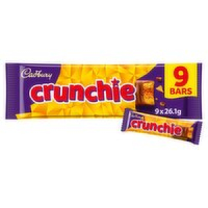 Cadbury Crunchie Bars 9 Pack