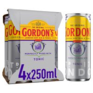 SuperValu  Gordons & Tonic Can 4 Pack