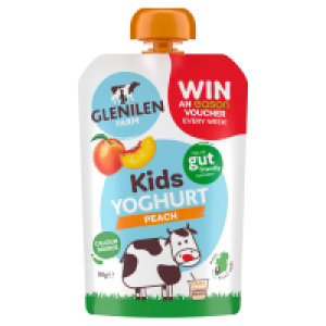 Glenilen Farm Kids Peach Yoghurt Pouch