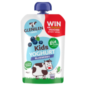 SuperValu  Glenilen Farm Kids Blueberry Yoghurt Pouch