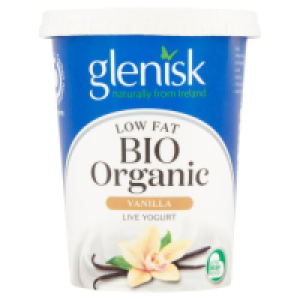 Glenisk Organic Low Fat Vanilla Yogurt