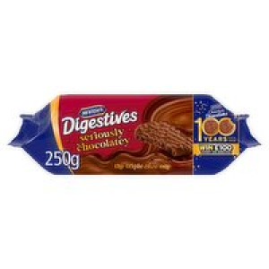 McVities Seriously Chocolatey Digestive Biscuits