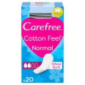 Carefree Cotton Unscented Panty Liners