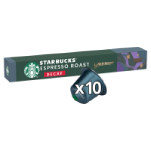 Starbucks Decaf Nespresso Coffee Capsules 10 Pack